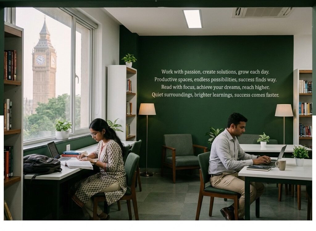 Cabinmate Reading room and workspace